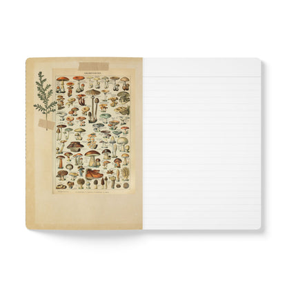 Owl & Moon Vintage Field Notes | Softcover Journal with Inside Illustrations