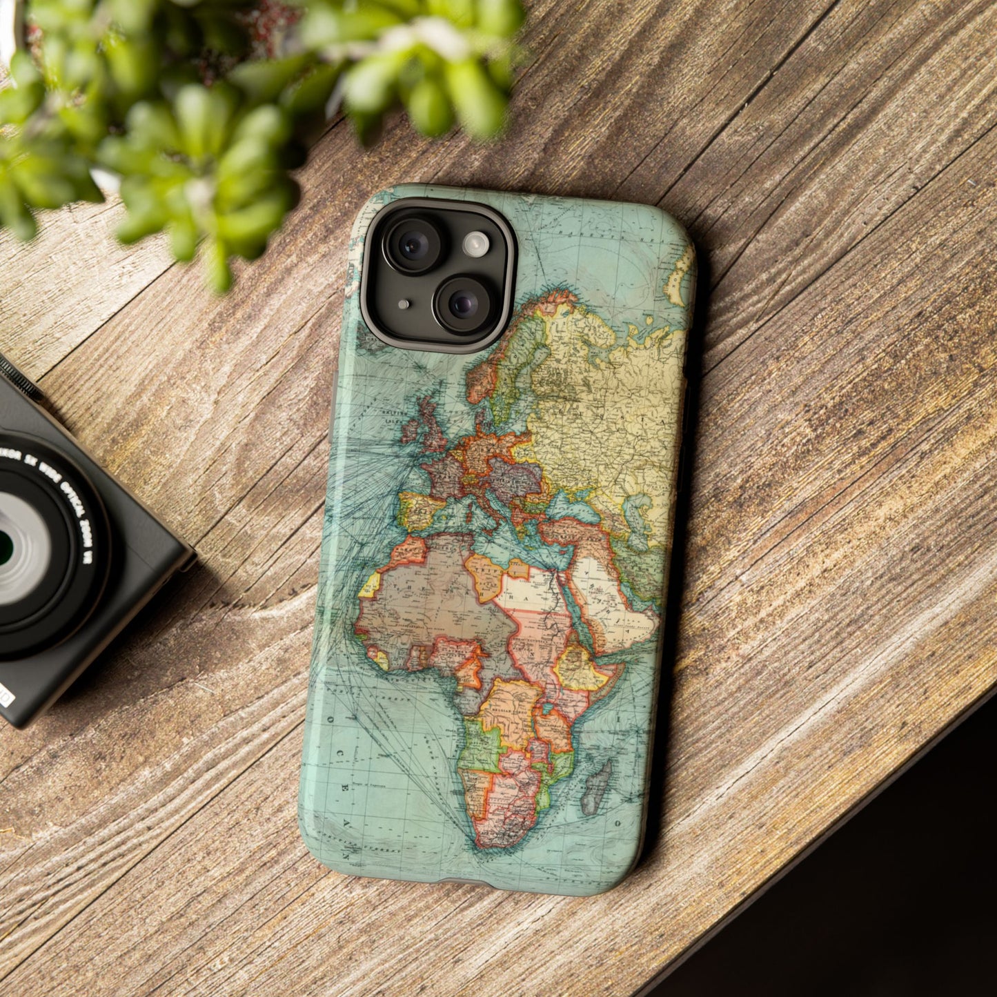 World Map iPhone Case