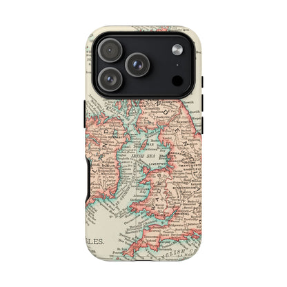British Isles Vintage Map iPhone Case