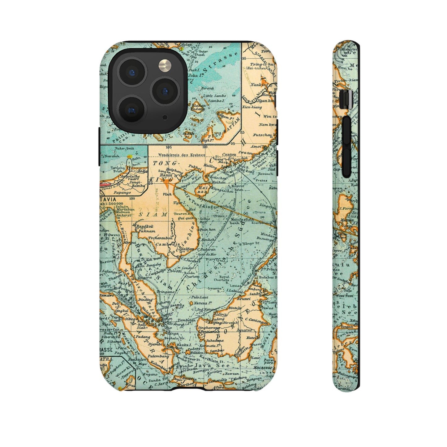 South China Sea Antique Map iPhone Case
