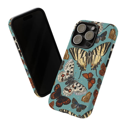 Butterflies Vintage Illustration iPhone Case