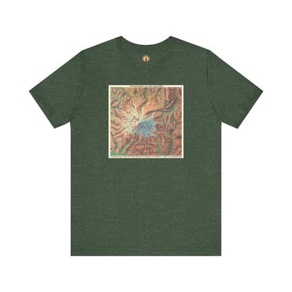 Mount Rainier Vintage Map Tee