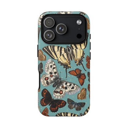 Butterflies Vintage Illustration iPhone Case