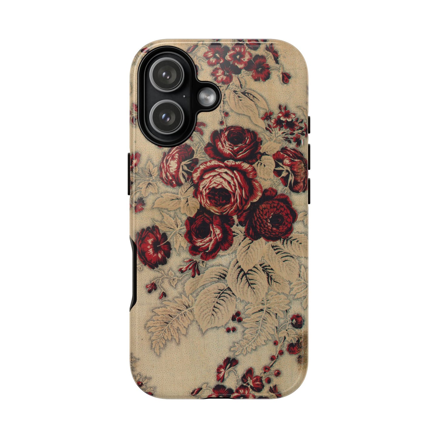 Red Roses Vintage iPhone Case