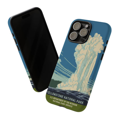 Yellowstone National Park Retro iPhone Case